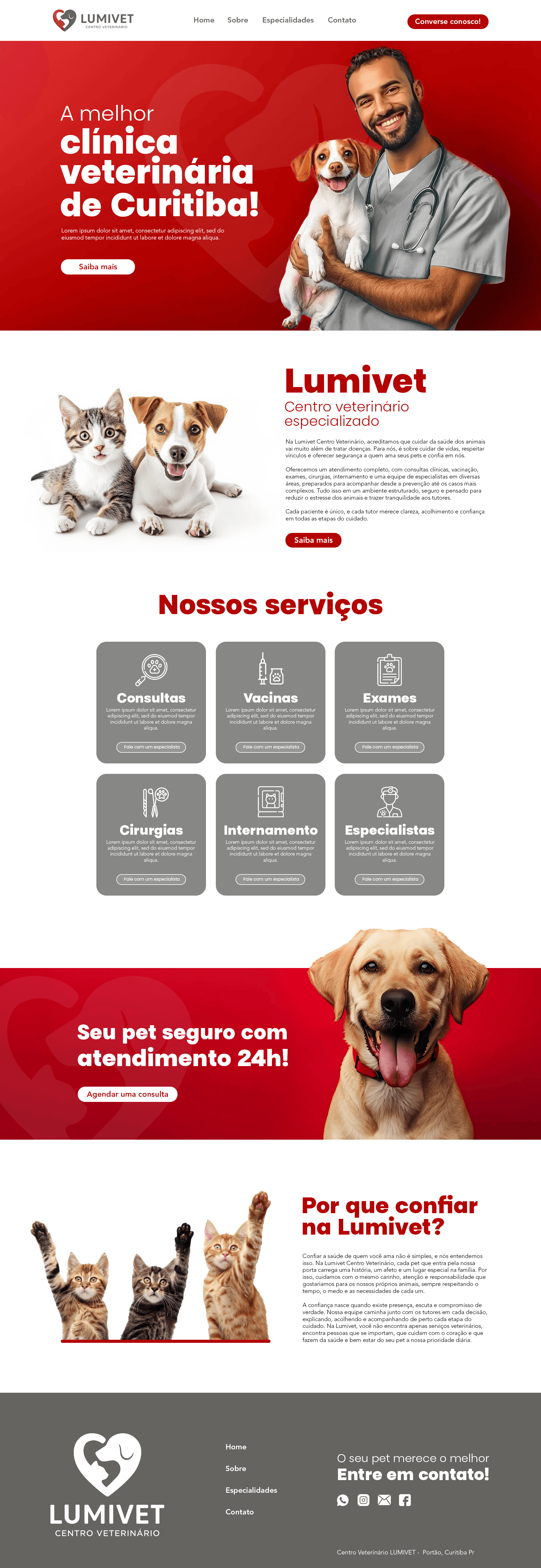 LumiVet — clínica veterinária 24h em Curitiba